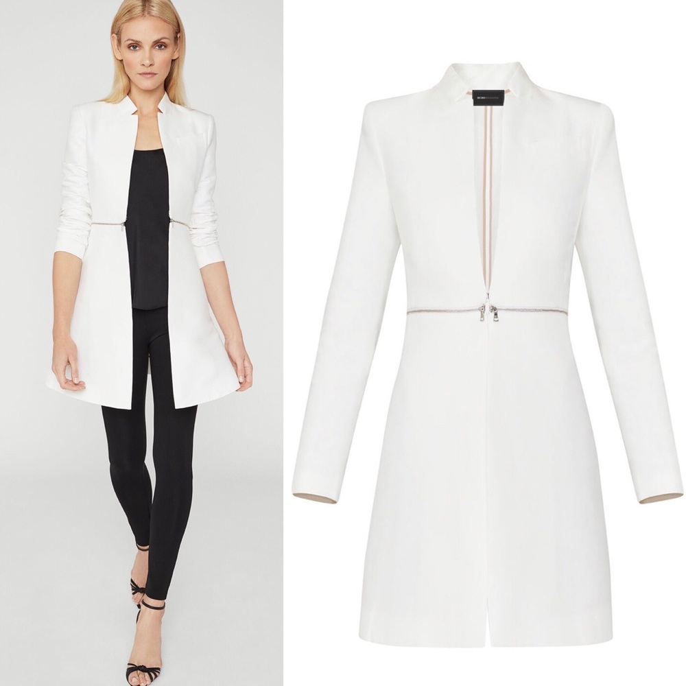 BCBGMaxAzria White Arelia Jacket